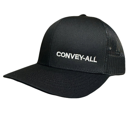 Convey-All  Black Trucker Hat