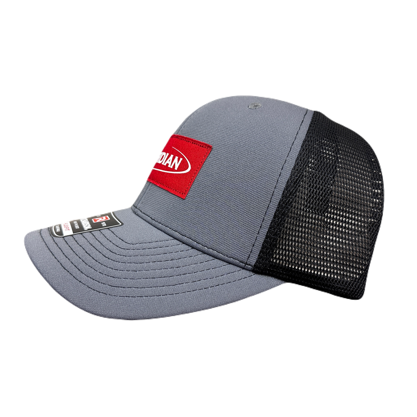 Meridian Red Patch Trucker Hat
