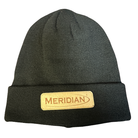 Knit Toque w/ Laser Leather Patch