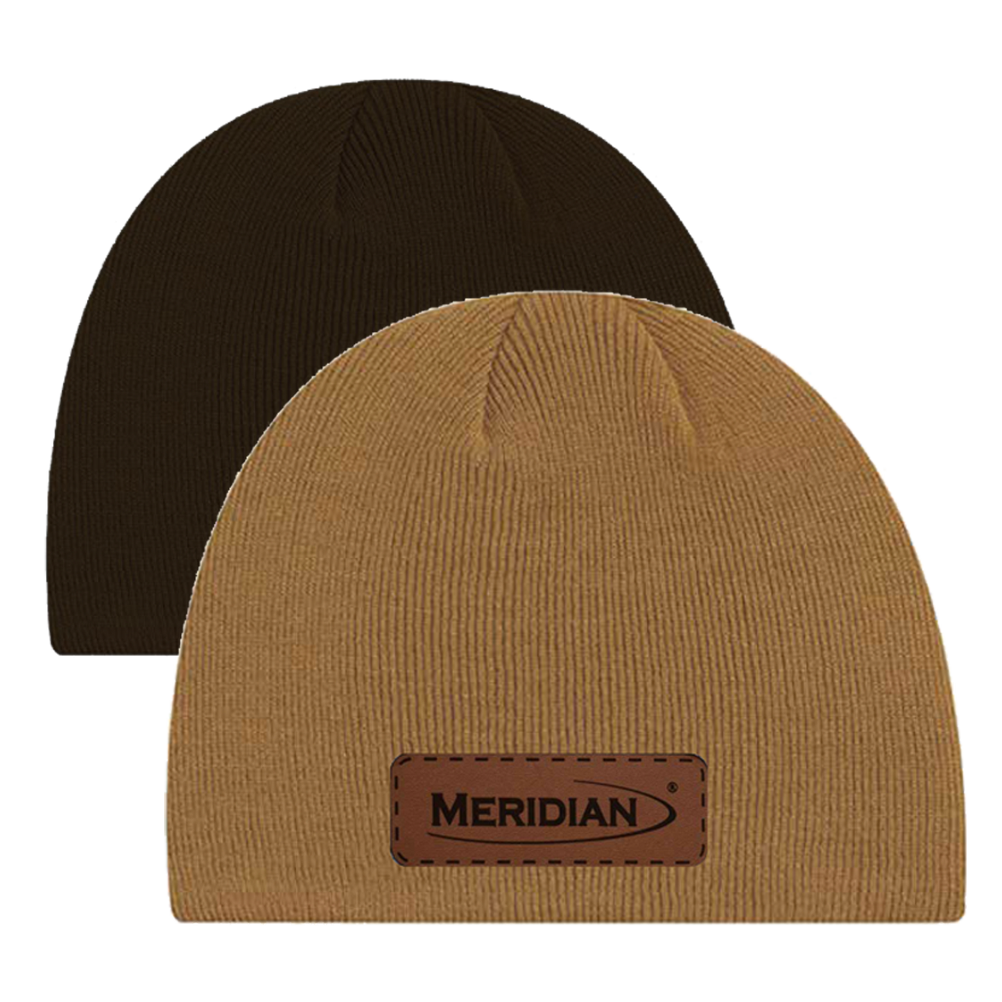 Acrylic Toque w/ Leather Patch