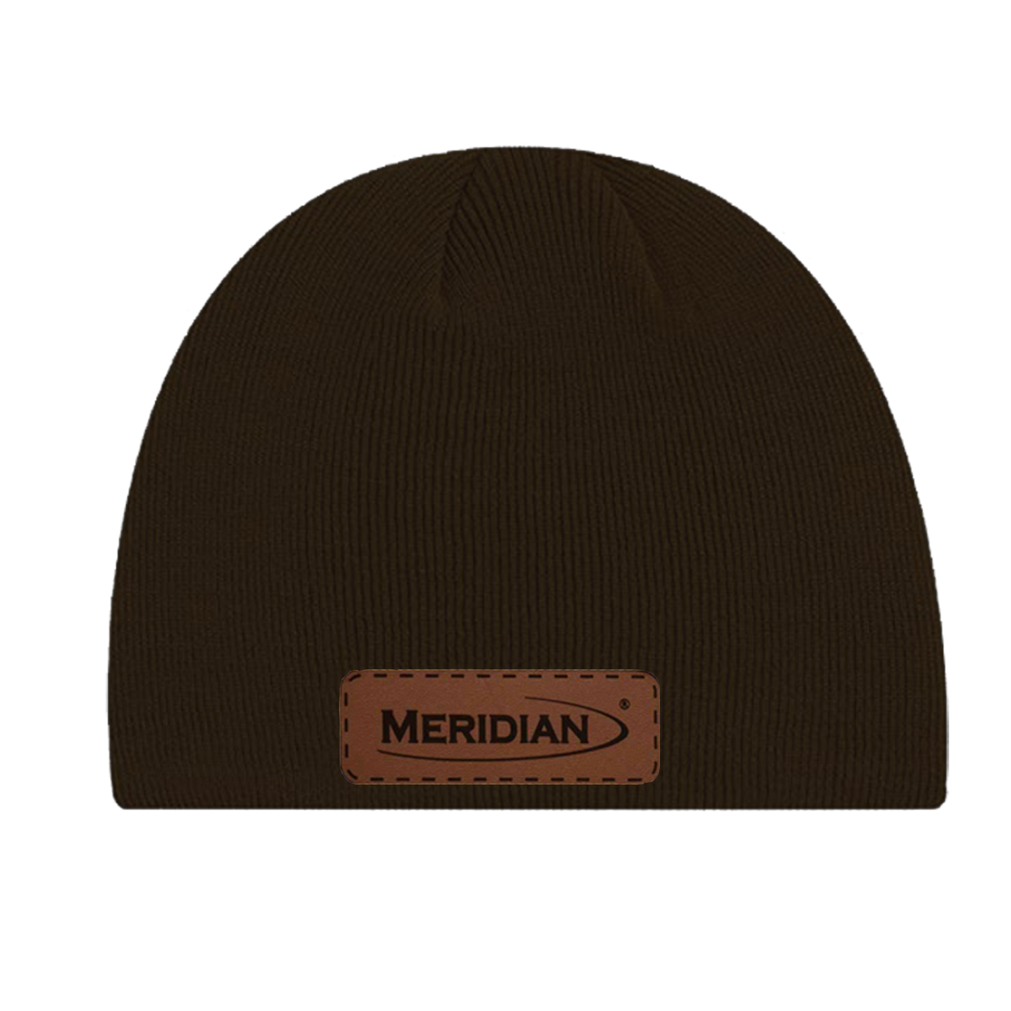Acrylic Toque w/ Leather Patch
