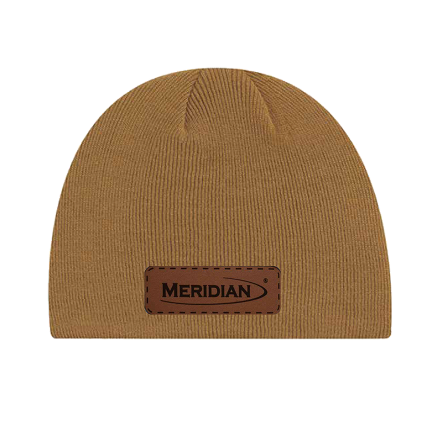 Acrylic Toque w/ Leather Patch