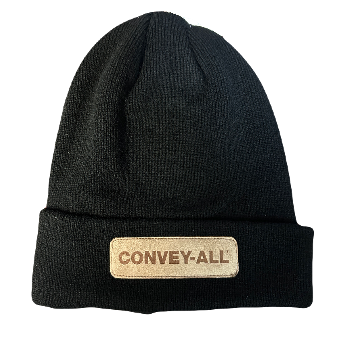 Knit Toque w/ Laser Leather Patch