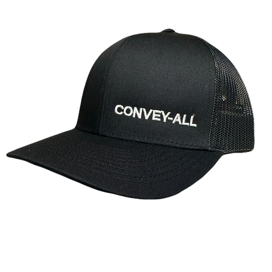 Convey-All  Black Trucker Hat