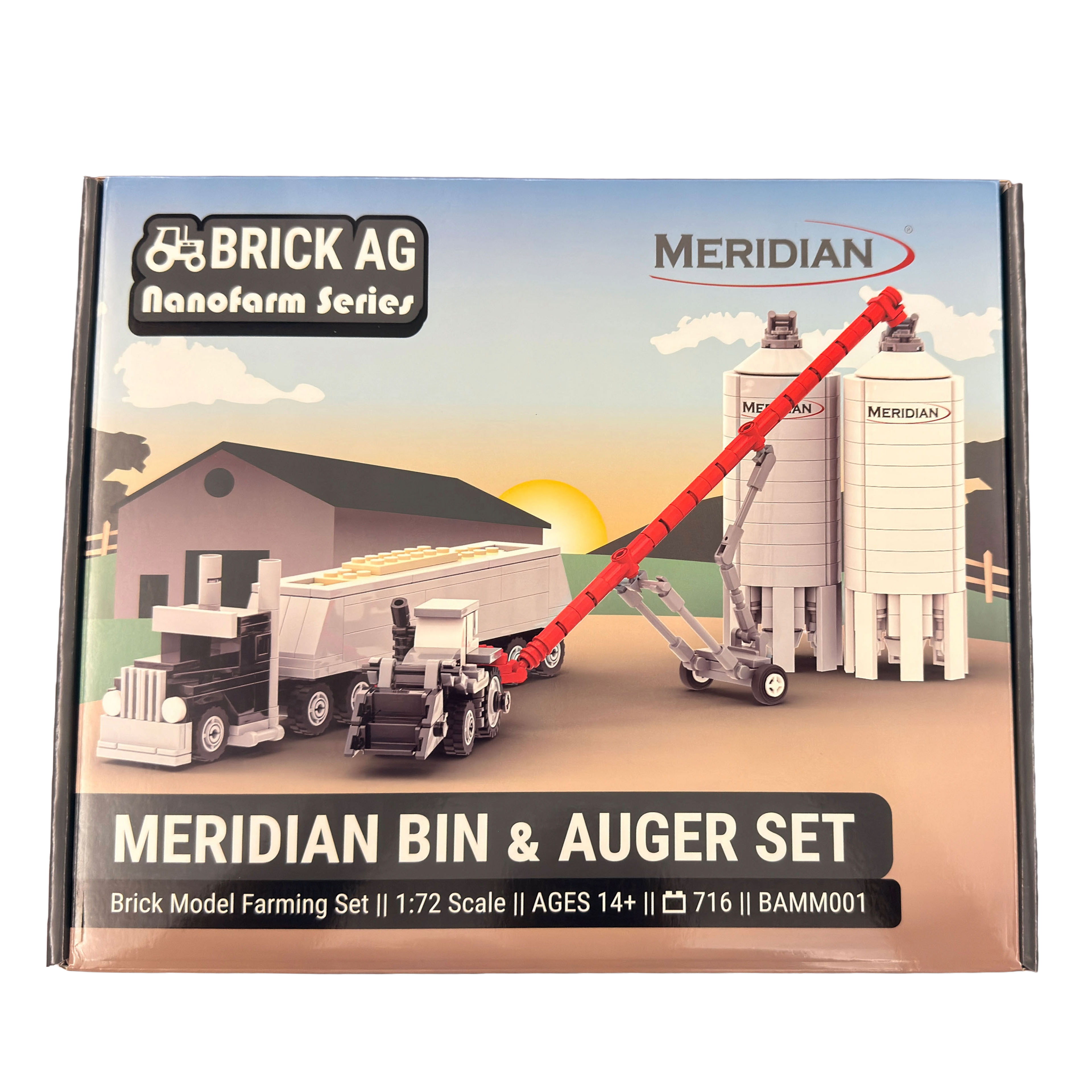 Brick Ag Meridian Bin & Auger Set