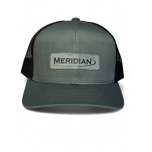 Meridian Trucker Hat with Laser Etched Suede Patch