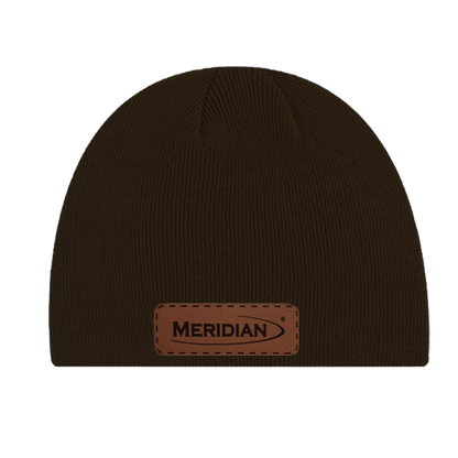 Acrylic Toque w/ Leather Patch